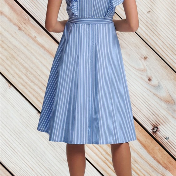 Tommy Hilfiger Women's Cotton Fit & Flare Dress sz 6 - Picture 2 of 11